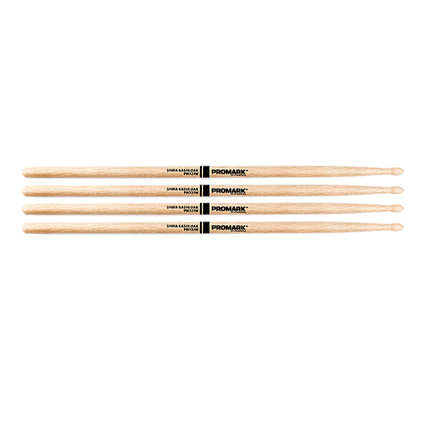 2 PACK Promark Shira Kashi Oak 727 Wood Tip drumstick, PW272W-2