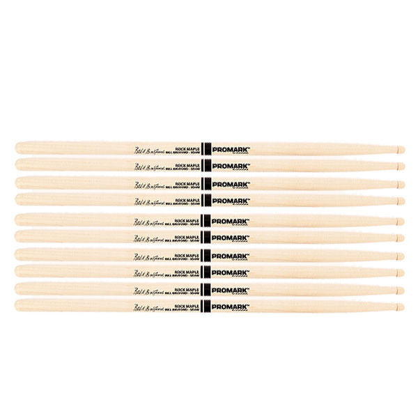 5 PACK Promark SD4W American Maple Bill Bruford Autograph Model Wood Tip SD4W-5