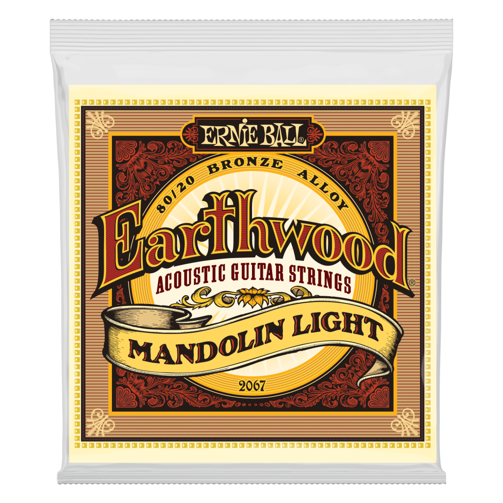 Ernie Ball Earthwood Mandolin Light Loop End 80/20 Bronze Strings P02067
