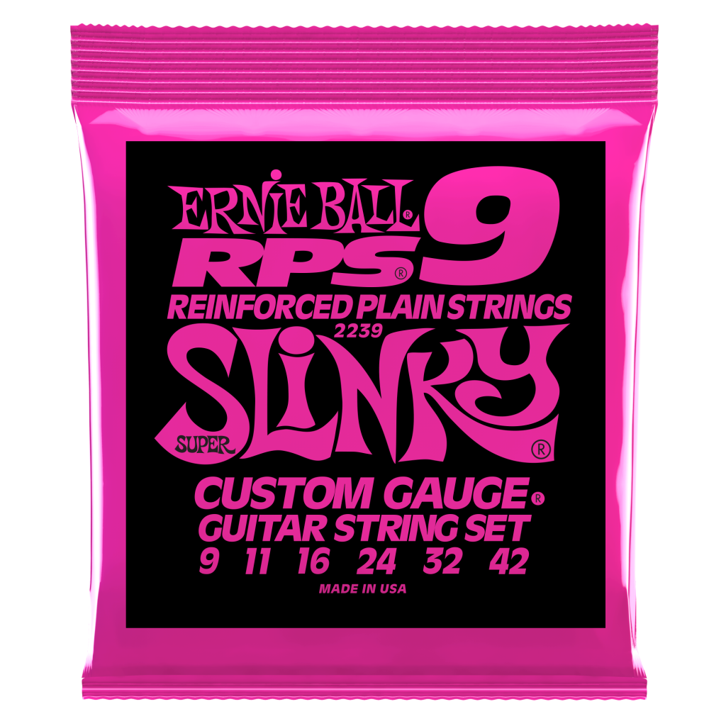 Ernie Ball RPS Super Slinky Electric Guitar Strings, Made in USA, P02239