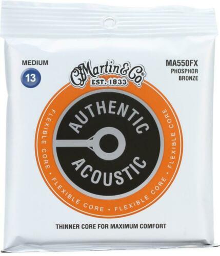 Martin MA550FX Authentic Flexible Core 92/8 Phosphor Bronze Acoustic Strings