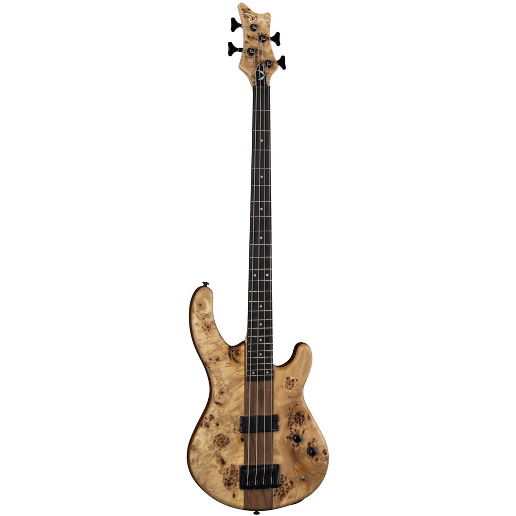 Dean Edge Select Pro 4-String Bass, Burled Poplar Satin Natural, EP4 SEL BRL