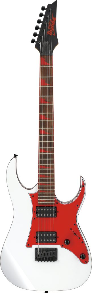 Ibanez GRG131DXWH GIO RG Guitar, Purpleheart Fretboard, White