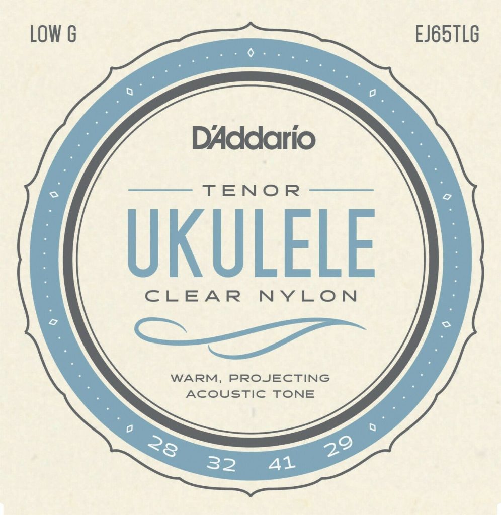 D'Addario EJ65TLG Pro-Arté Custom Extruded Nylon Ukulele Strings Tenor Low-G