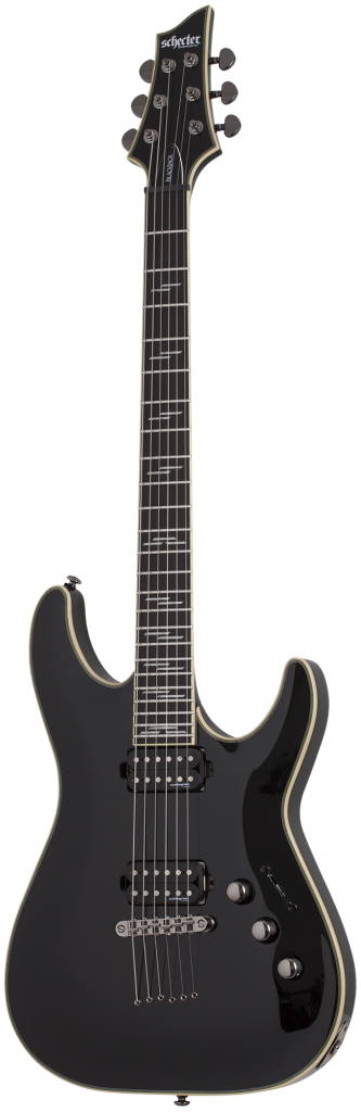 Schecter 2560 C-1 Blackjack Black Gloss Electric Guitar