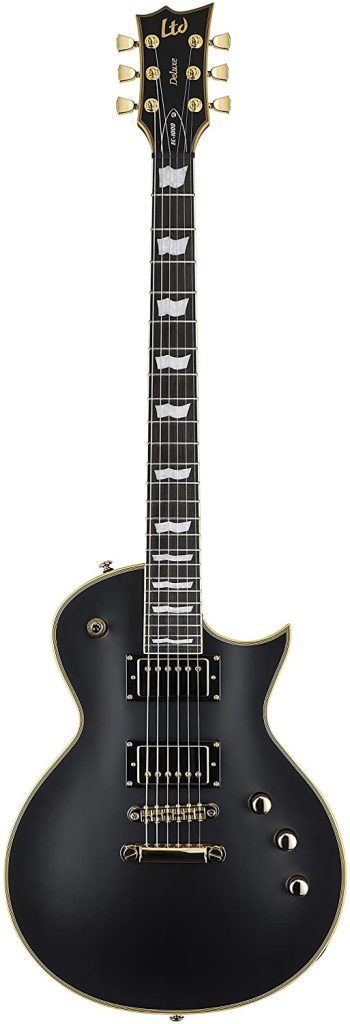 ESP LTD LEC1000VBD Deluxe EC-1000 Electric Guitar w/Duncan Pickup, Vintage Black
