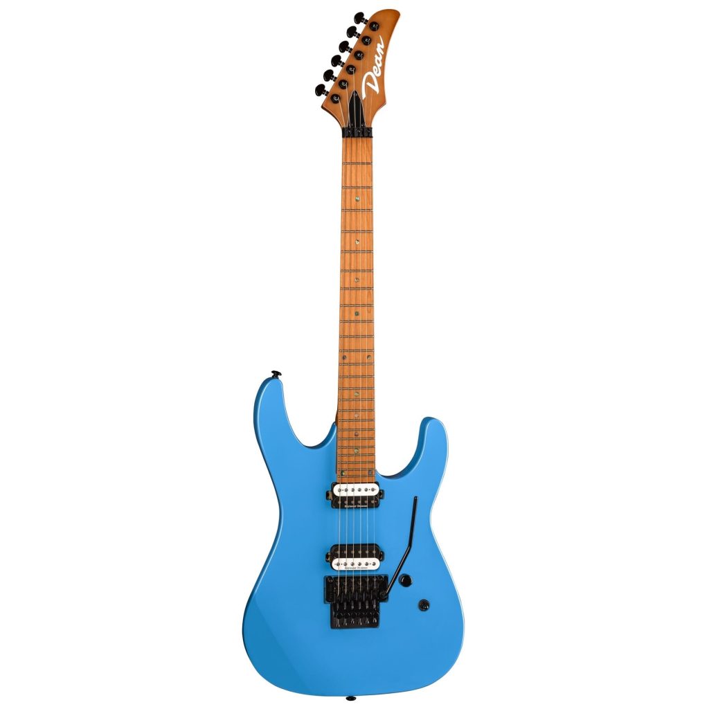 Dean Modern MD24 Roasted Maple Vintage Blue Floyd Rose Electric Guitar, MD24 F RM VBL