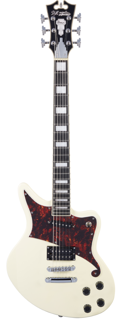 D'Angelico Premier Bedford HS Guitar Stopbar Tailpiece Antique White, DAPBEDSVWCS