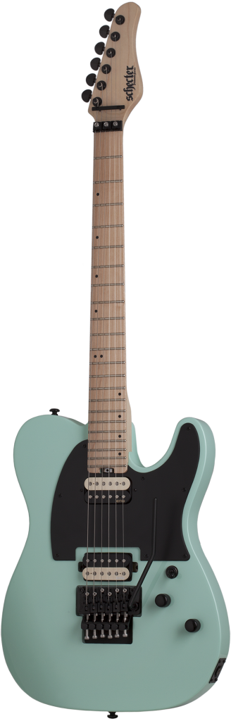 Schecter 1273 SVSS PT FR Guitar, Maple Fretboard, Sea Foam Green (SFG)
