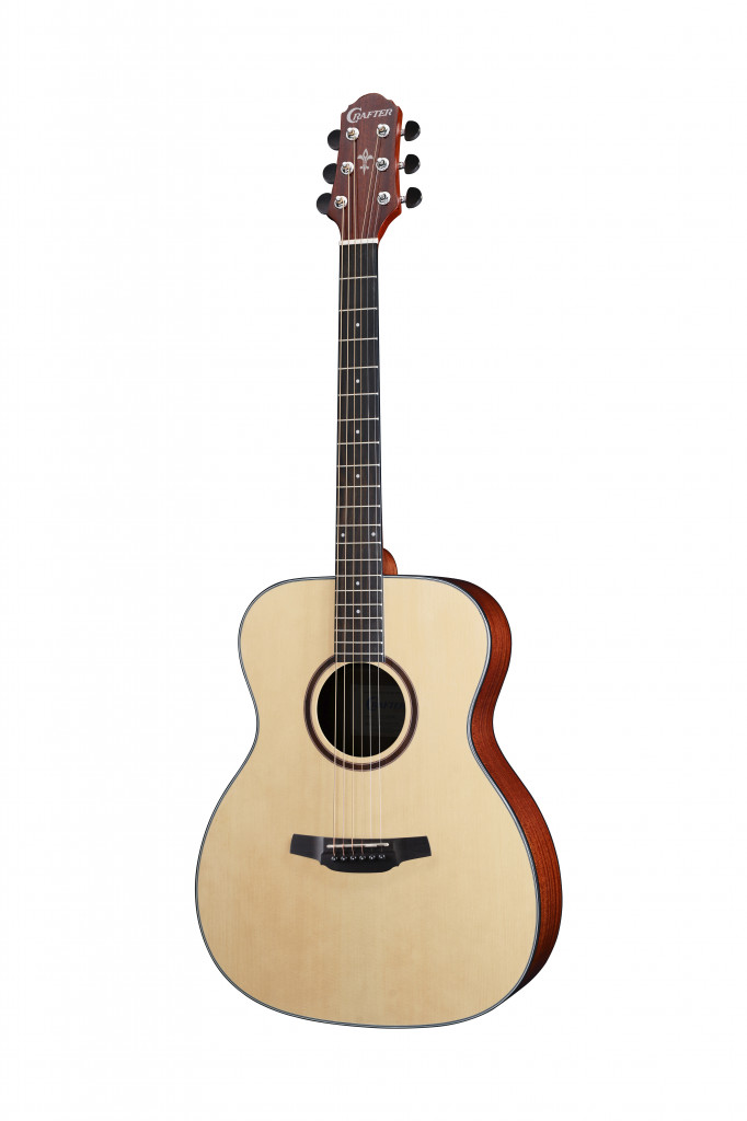 Crafter Silver Series 250 Orchestra  Acoustic Guitar, Brown, HT250-N