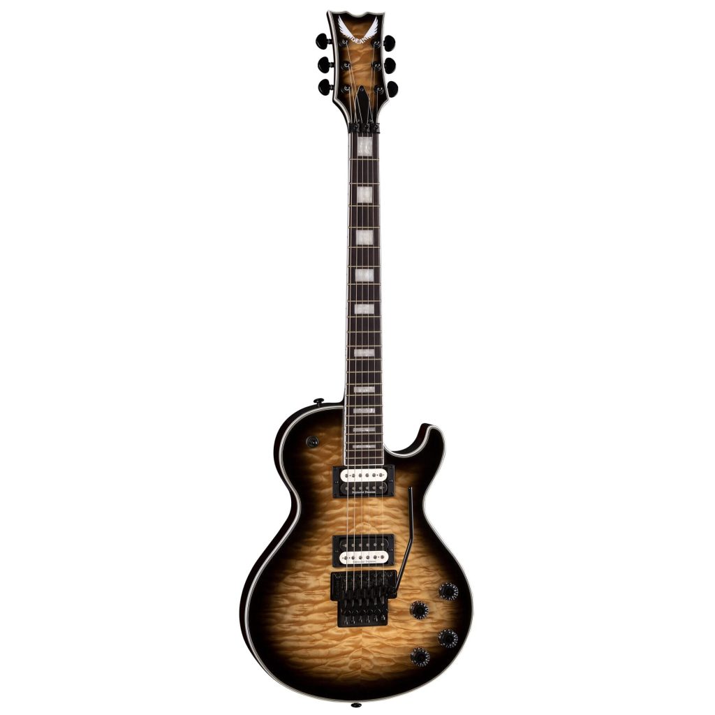 Dean Thoroughbred Select Floyd Quilted Maple, Natural Black Burst, TB SEL F QM NBST