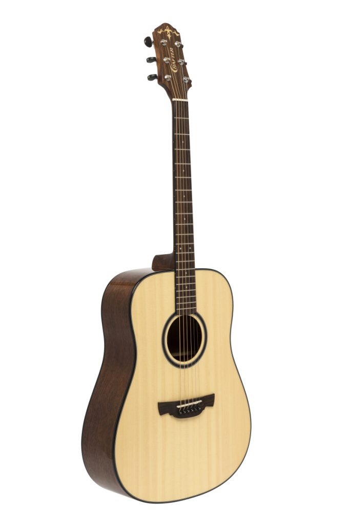 Crafter Able Series Dreadnaught Acoustic Guitar, Solid Spruce Top, ABLE D600 N
