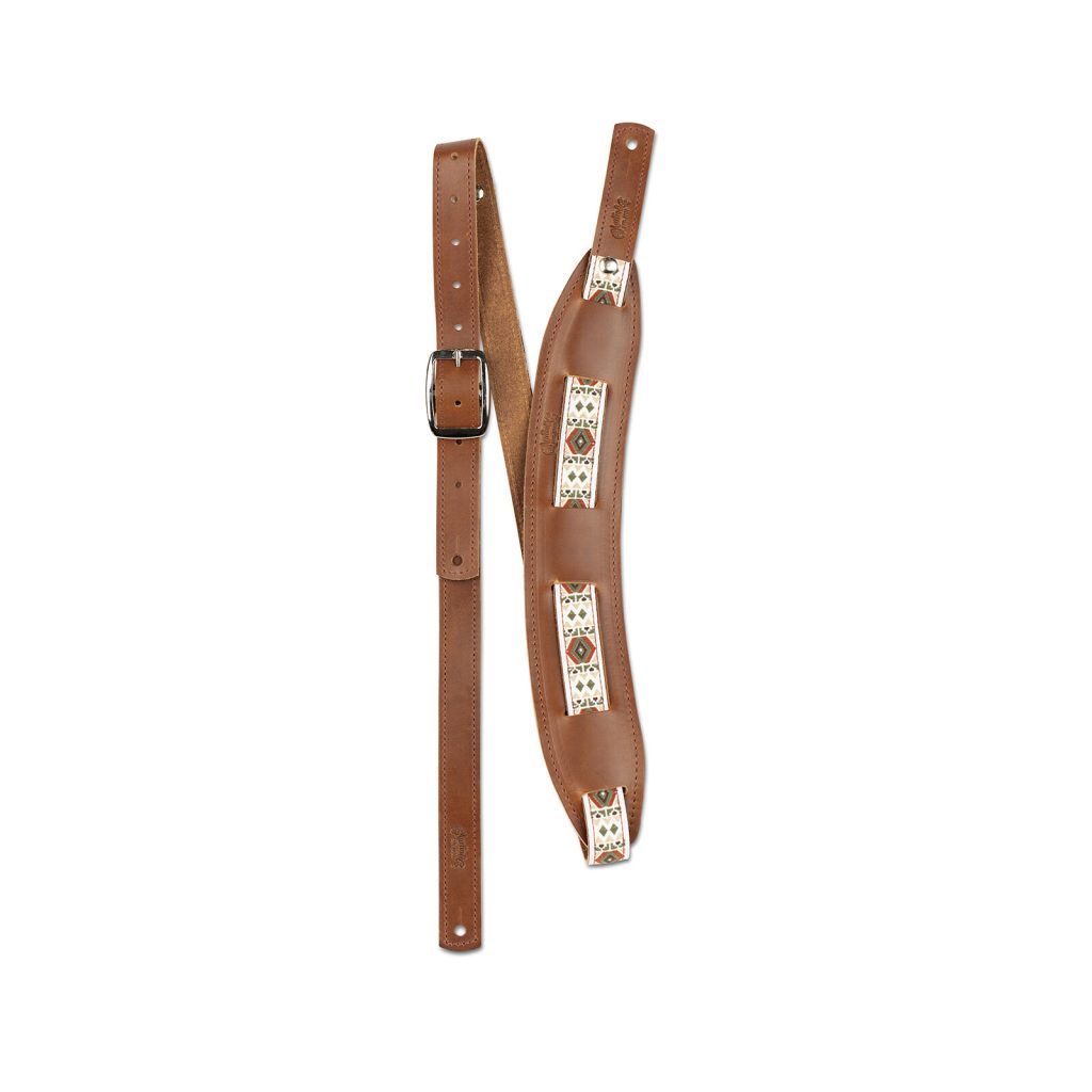Martin Souldier Saddle Strap, Brown leather/Serape, 18A0130