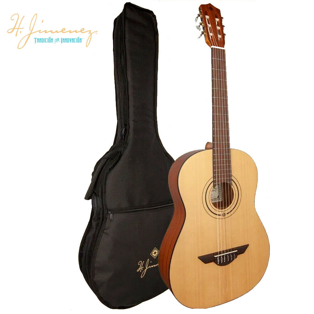 H. Jimenez Educativo LG100 Full Size Nylon String Classical Guitar w/ Gig Bag