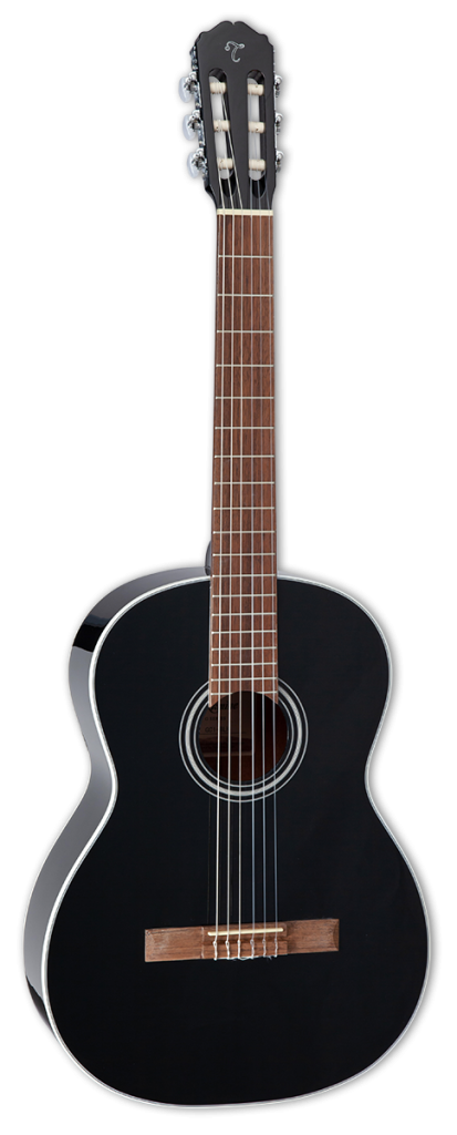 Takamine GC2CE BLK Classical Acoustic Electric Guitar, Black
