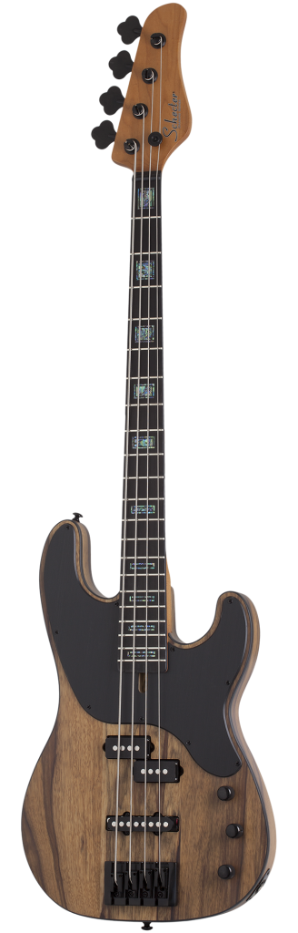 Schecter 2832 Model T Exotic Black Limba 4 Strings Bass Guitar