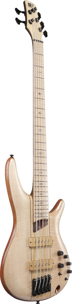 Ibanez Premium SR5FMDX2 5-string Bass Guitar - Natural Low Gloss