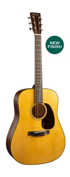 Martin D-18 Satin Acoustic Guitar - Satin Natural