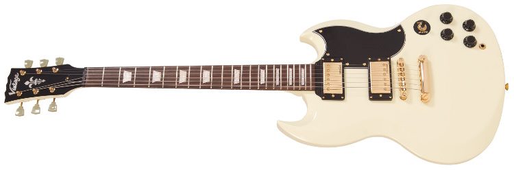 Vintage Guitars VS6 Electric Guitar - Vintage White, VS6VW