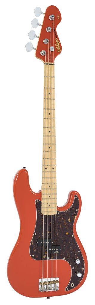 Vintage Reissued Series Bass V4MFR, Firenza Red Finish
