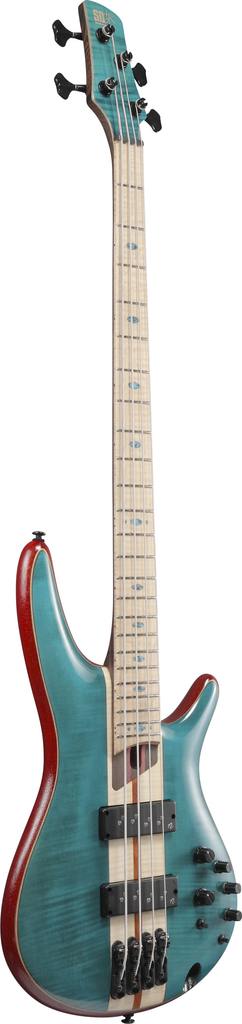 Ibanez SR Premium 4-string Electric Bass Guitar - Caribbean Green Low Gloss