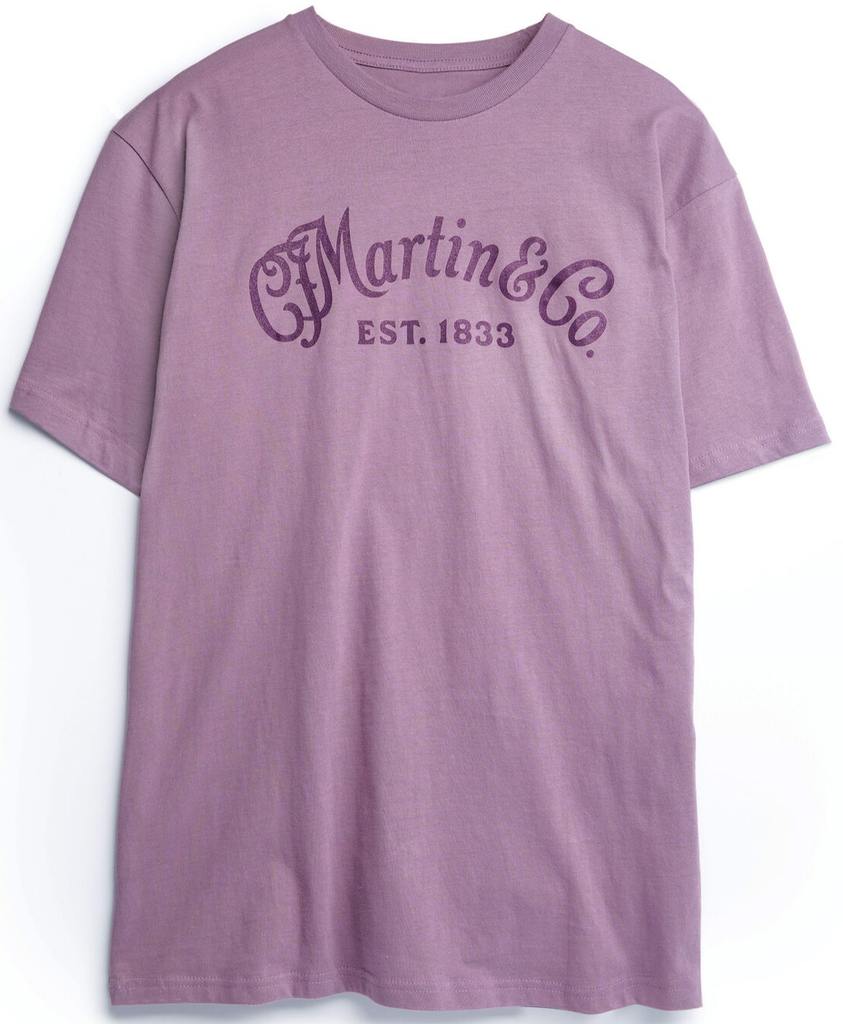 Martin Guitars Tone On Tone Lavender Tee Shirt - Large