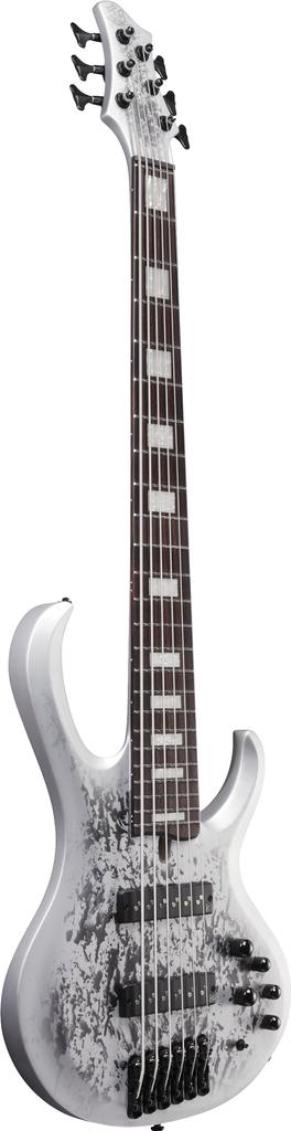 Ibanez 25th-anniversary BTB Standard 6-string Electric Bass Guitar - Silver Blizzard Matte